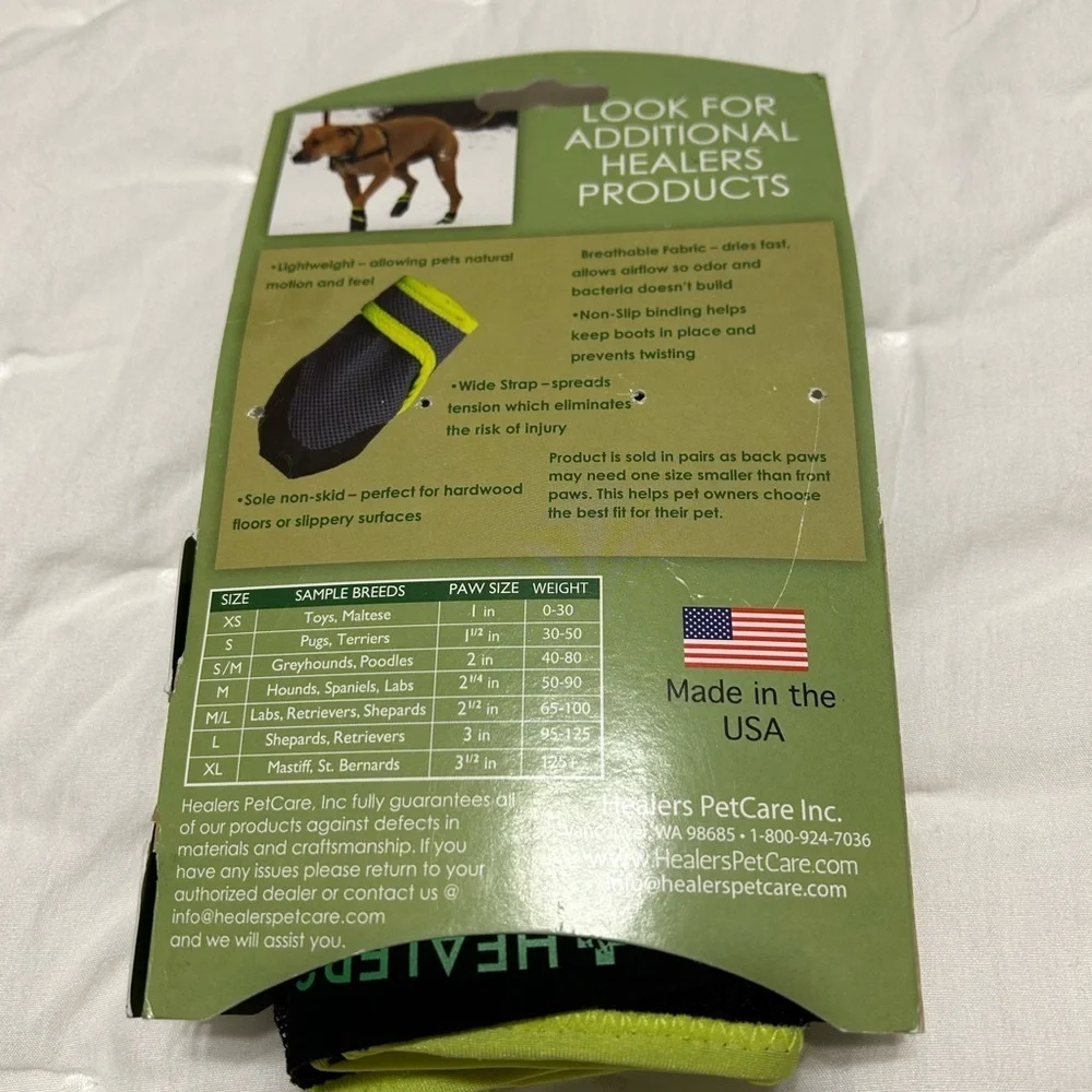 Healers Urban Walkers Dog Boots - Black and Yellow